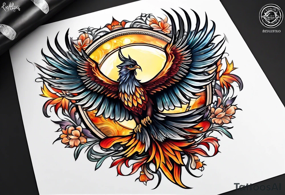 phoenix tattoo idea