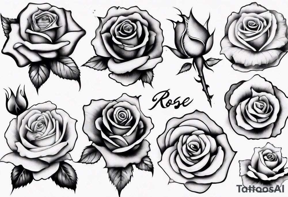 Rose hand tattoo tattoo idea