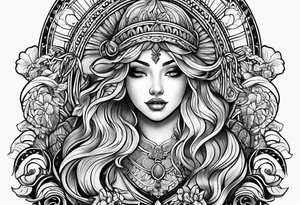 Lucky penny tattoo idea