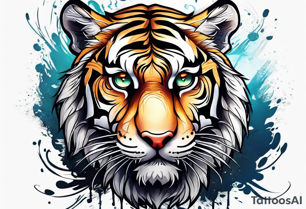 tiger tattoo idea