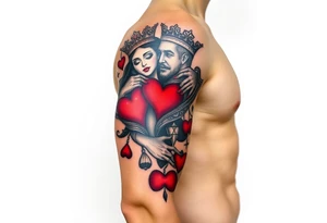 king of hearts
love tattoo idea