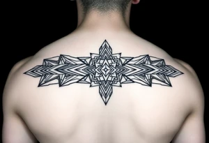 Intricate geometric line tattoos tattoo idea