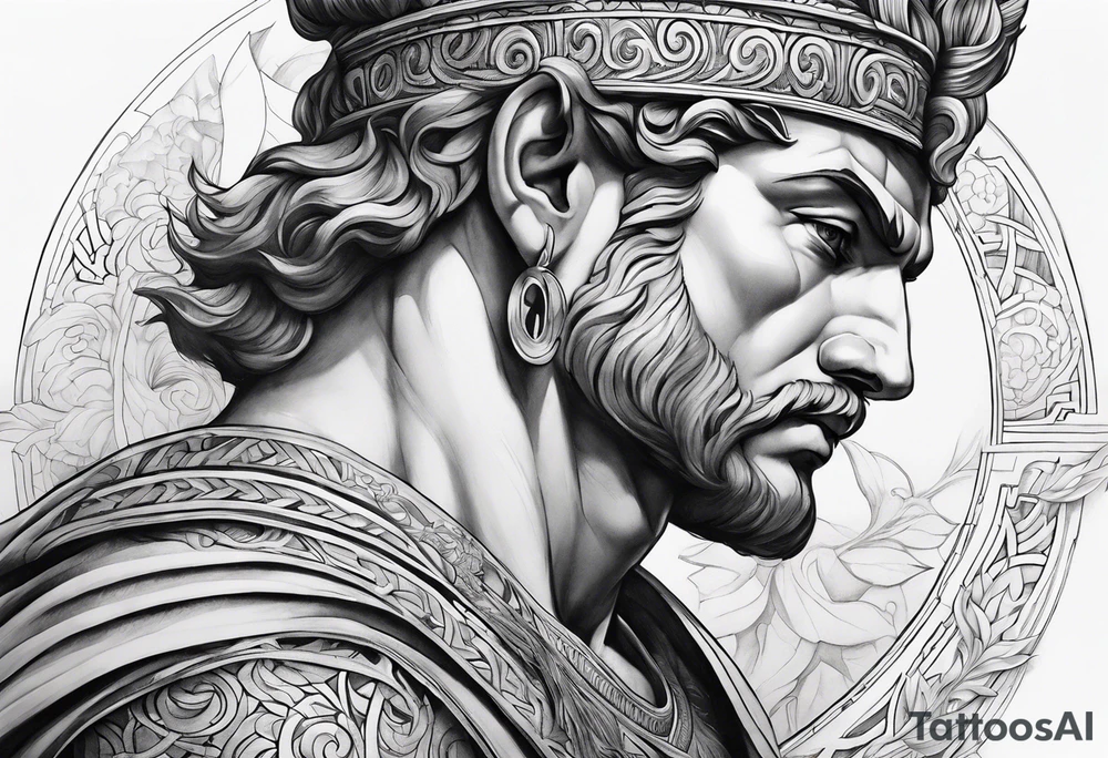 greek god, powerful, meaningful tattoo idea