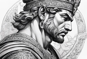 greek god, powerful, meaningful tattoo idea