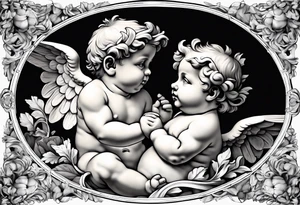 putti by Michelangelo tattoo idea