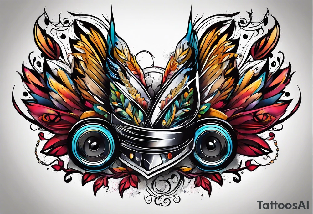 Music tattoo idea