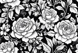 31.8742° N, 91.1366° W with ivy vines tattoo idea