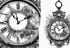 Clock tattoo idea