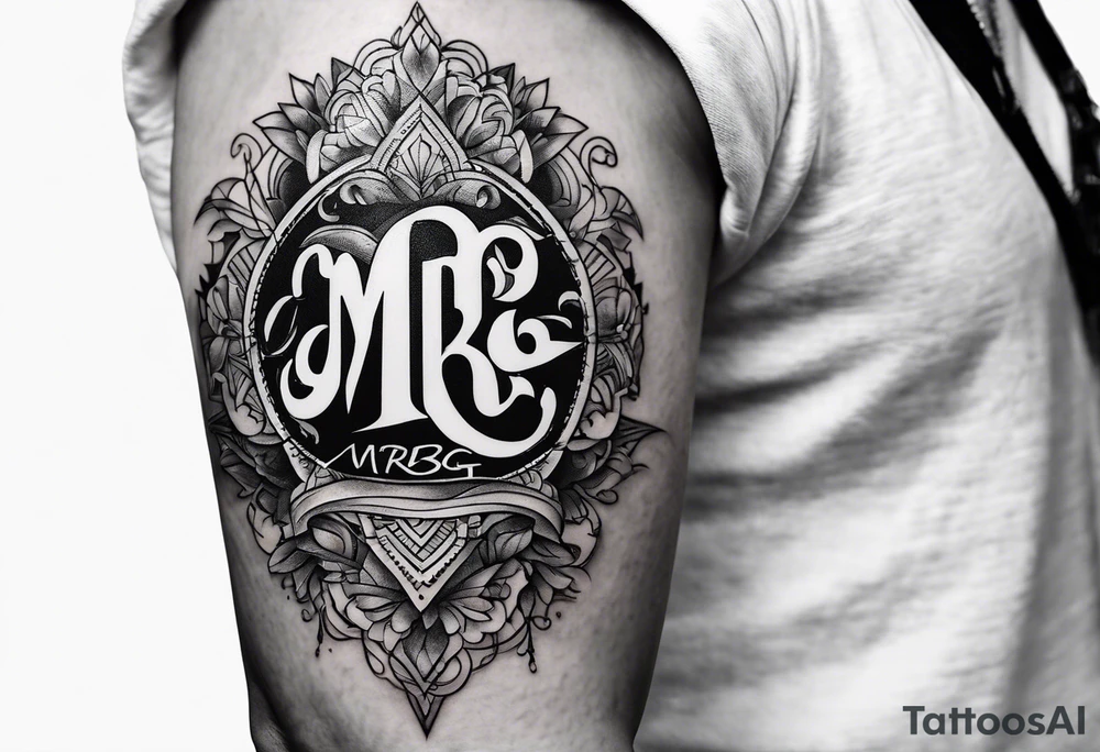 word: "MRBG" tattoo idea