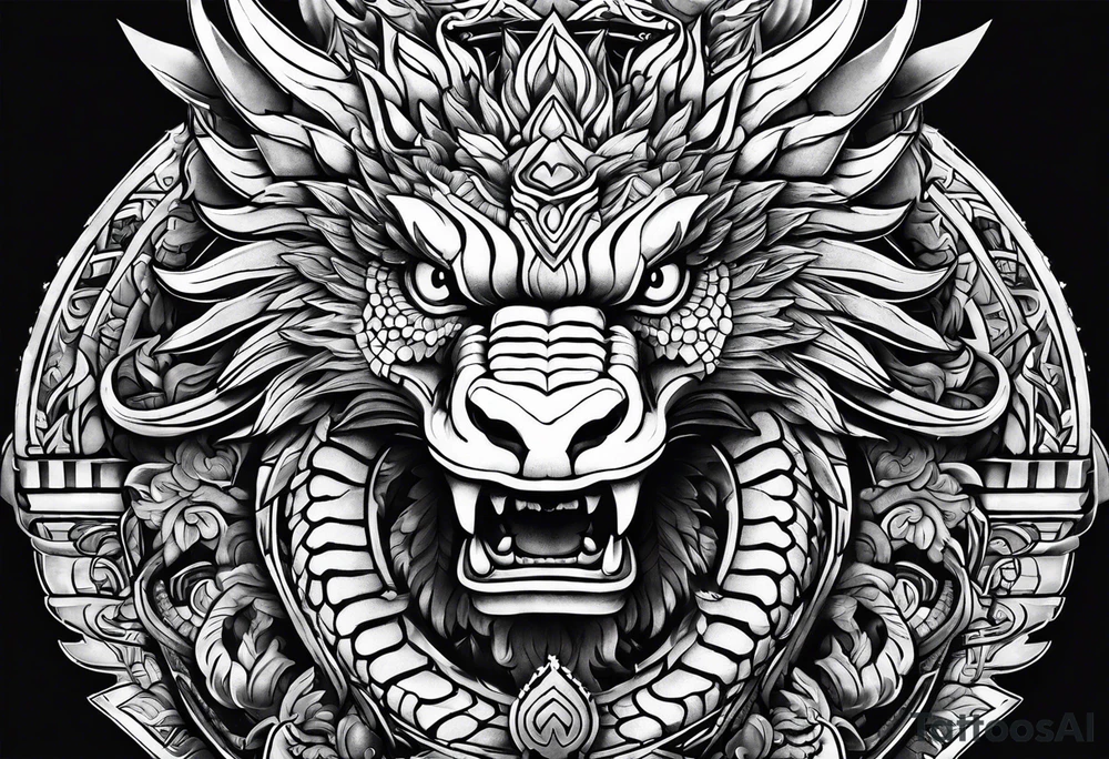 Quetzalcoatl tattoo idea