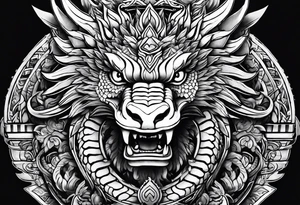 Quetzalcoatl tattoo idea