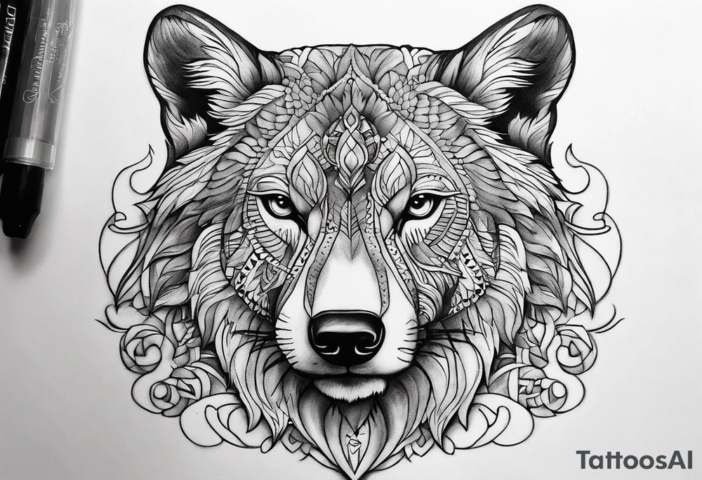 Alpengipfel tattoo idea
