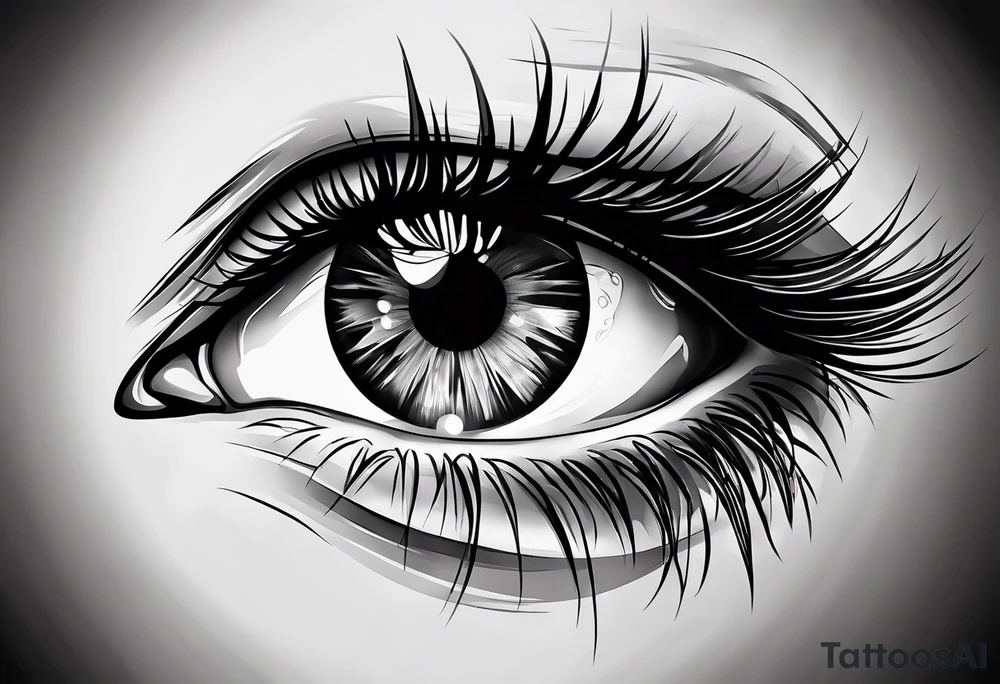 shit with eyes tattoo idea