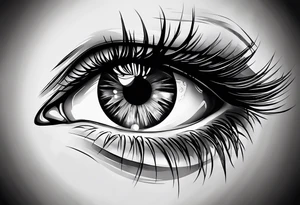 shit with eyes tattoo idea