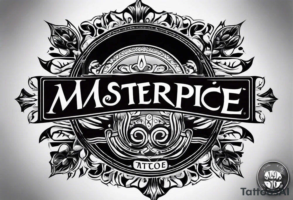 logo with the last name Nichols and the letters B, O, L, H, E, D, J, and R tattoo idea