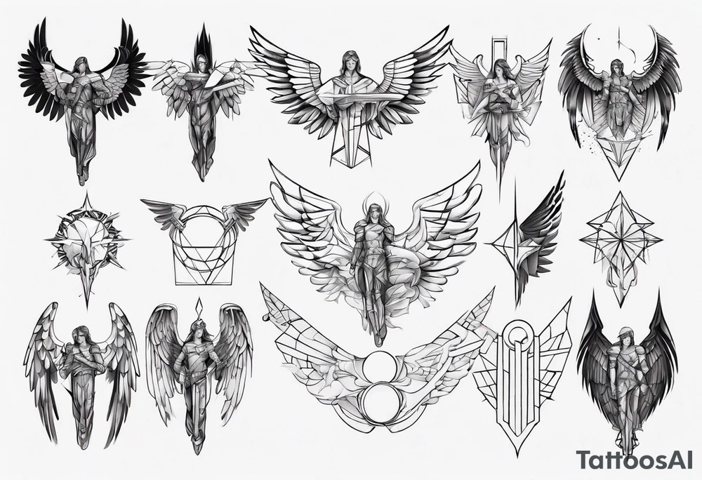 Archangel tattoo idea
