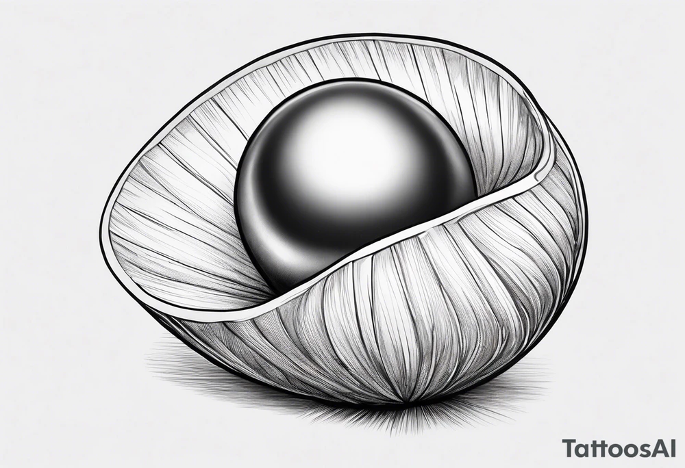 A single simple pearl for a small tattoo tattoo idea