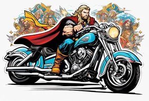 The Mighty Thor that looks like the Chris Hemsworth version tattoo idea