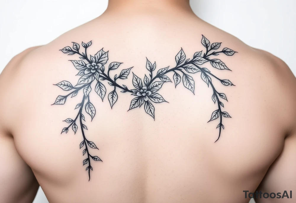 Holly and ivy tattoo idea