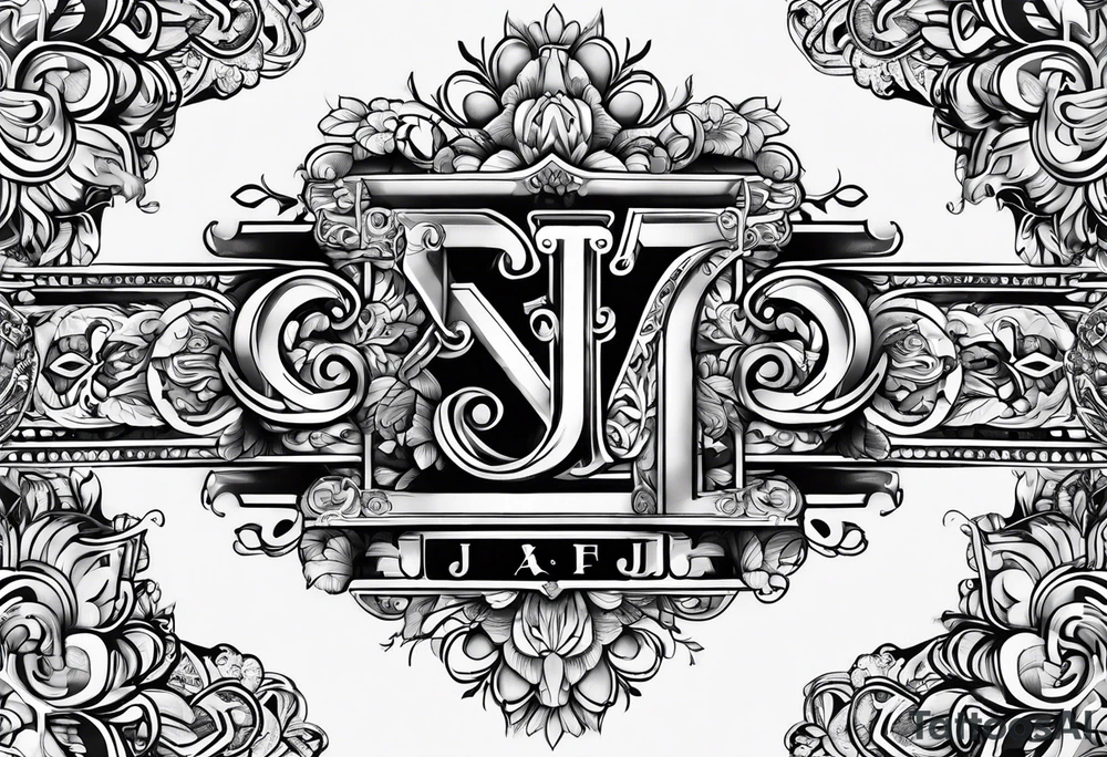Initials written on my wrist s c h j tattoo idea