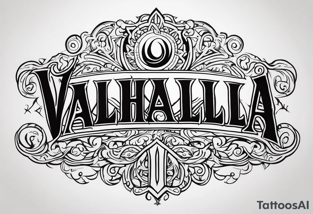 Valhalla tattoo idea