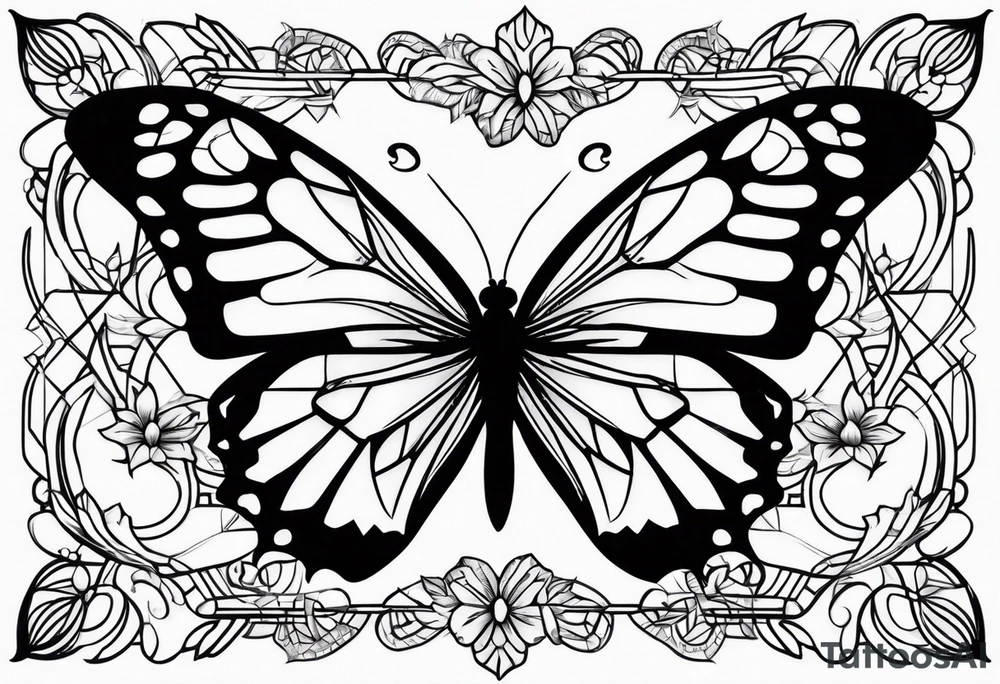 butterfly tattoo idea