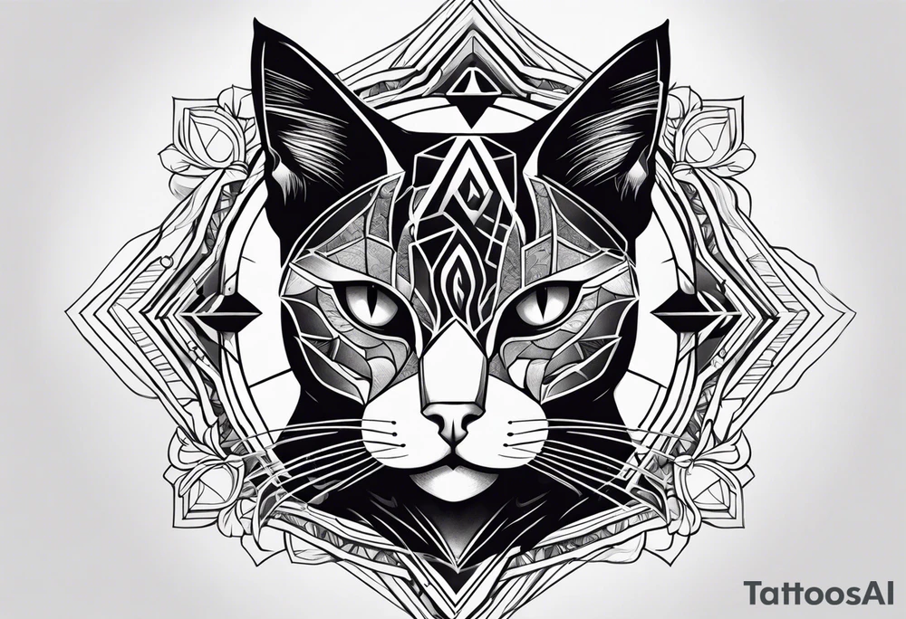 Black Cat tattoo idea