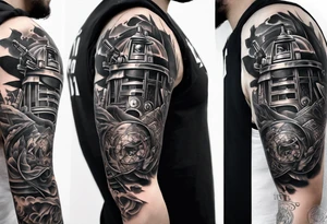 Something like uk drill full sleeve tattoo idea