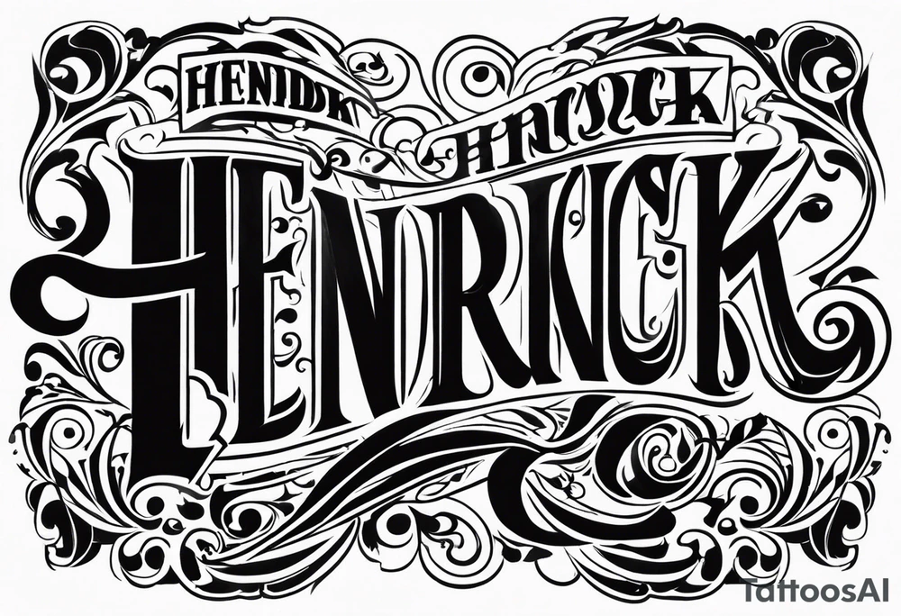 Hendricksen tattoo idea