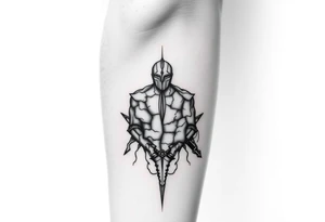 Imaginez le Colisé  en arrière-plan  un gladiateur  la carte de la Rca tattoo idea