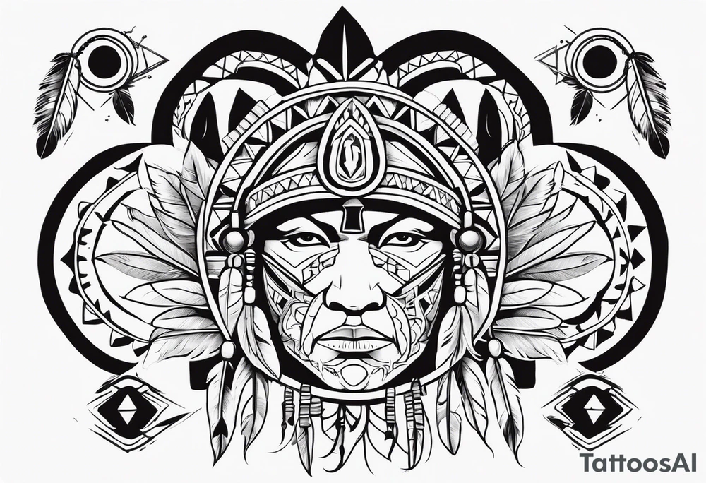 Native American Symbols tattoo idea