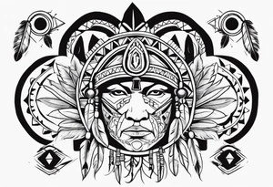 Native American Symbols tattoo idea