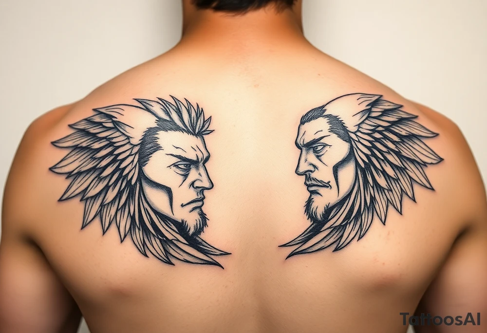 Two sons tattoo idea