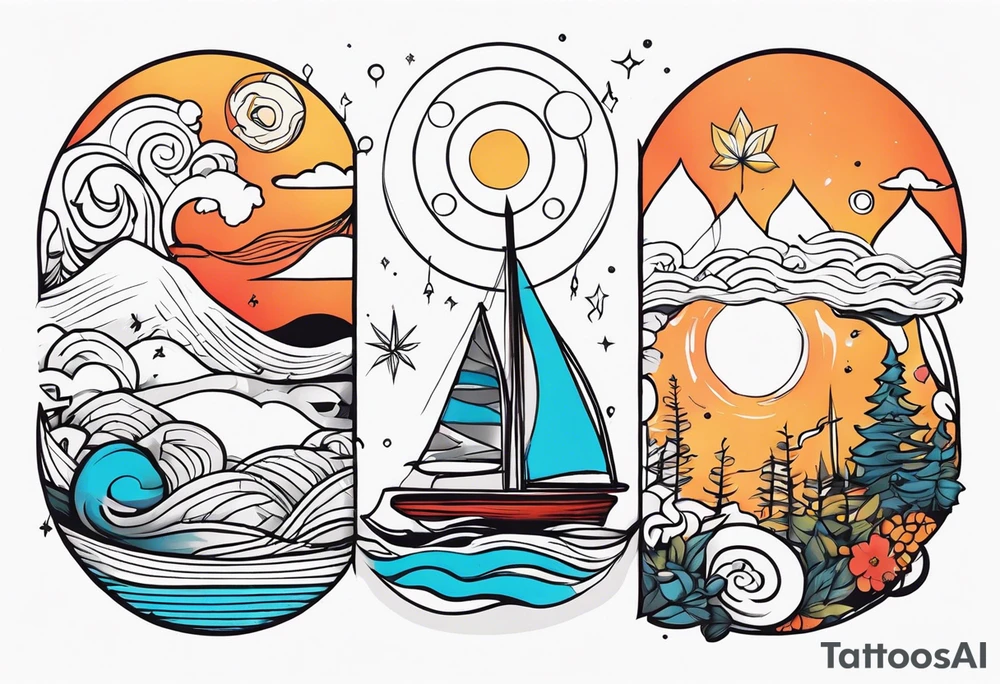 life of three tattoo idea