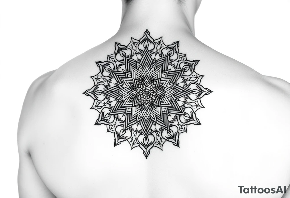 intricate mandala with sacred geometry and cosmic elements tattoo idea intricate mandala with sacred geometry and cosmic elements tattoo idea