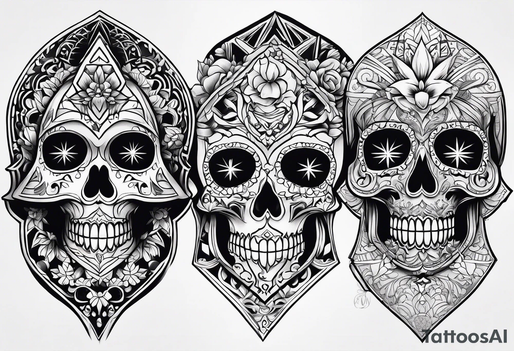 Santa muerte tattoo idea
