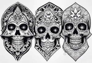 Santa muerte tattoo idea
