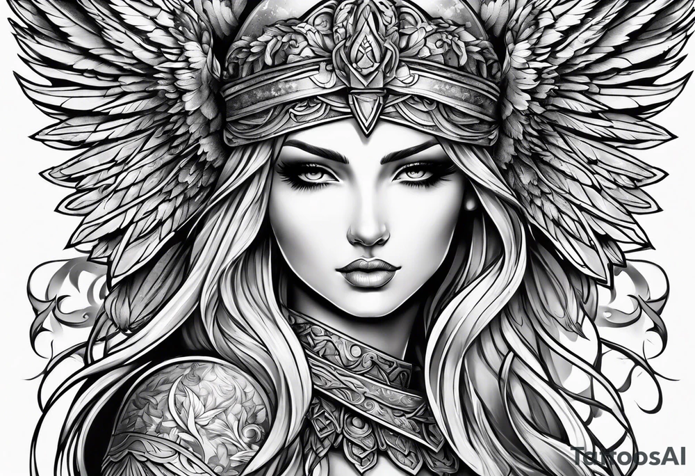 arch angel tattoo idea