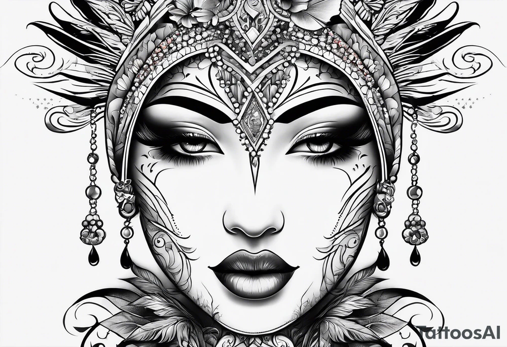 feel no pain show no emotions tattoo idea