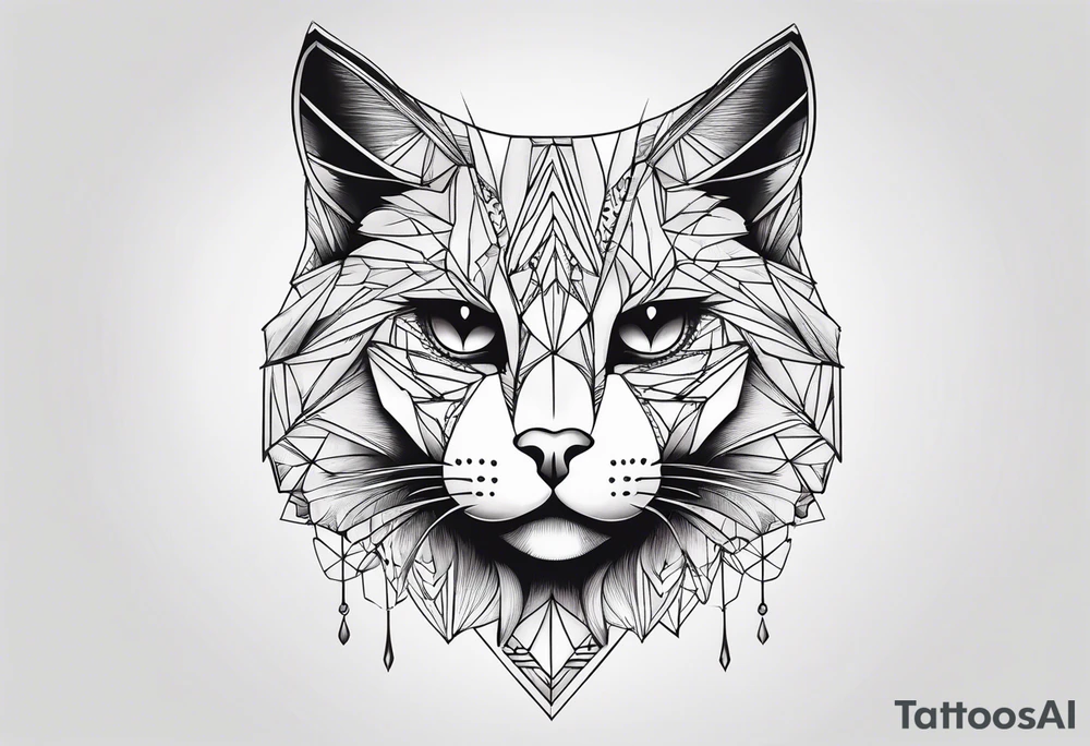 Black Cat tattoo idea