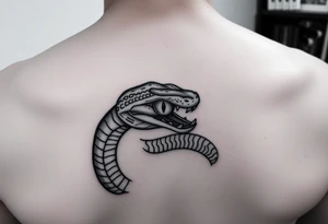 1 eyed snake tattoo idea