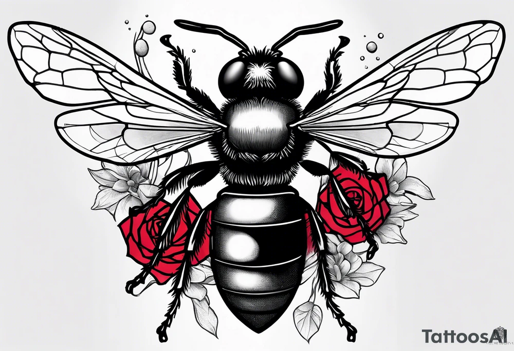 A forearm tattoo of a ruby gemstone and a honey bee tattoo idea A forearm tattoo of a ruby gemstone and a honey bee tattoo idea