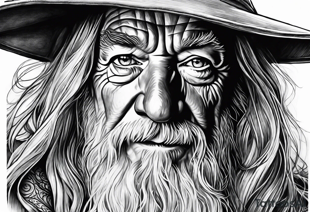 Gandalf tattoo idea