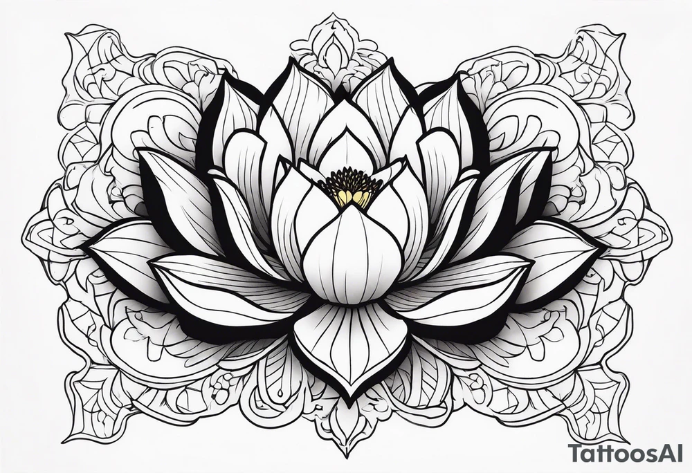 lotus flowers tattoo idea