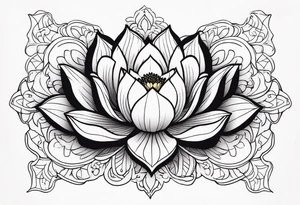 lotus flowers tattoo idea