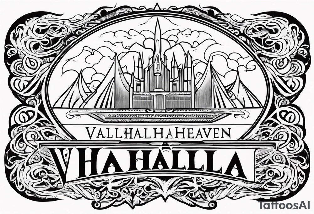 Valhalla heaven tattoo idea