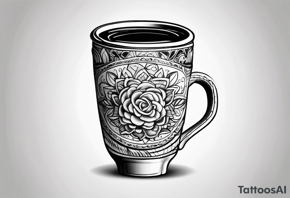 Gulfside coffee cup tattoo idea