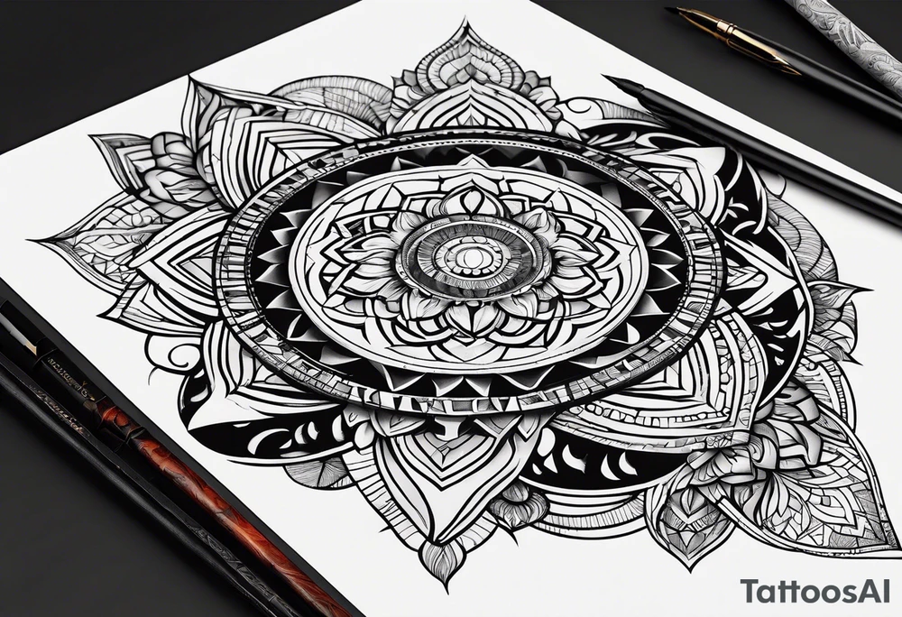 Geometric shapes that represent balance in life. No scales or mandala like designs. tattoo idea