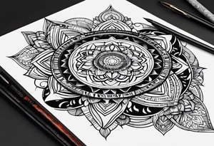Geometric shapes that represent balance in life. No scales or mandala like designs. tattoo idea
