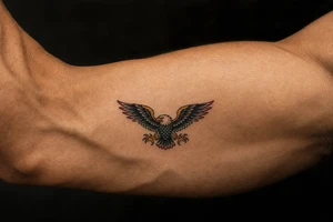 spread eagle tattoo idea